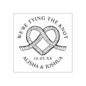 Tampons Encreurs Nous nouons la corde Coeur Mariage nautique (Impression)