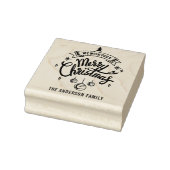 Tampons Encreurs "Nous Vous Souhaitons Un Joyeux Noël" (Tampon)