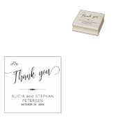 Tampons Encreurs Nouveau couple M. et Mme Nom Mariage Merci (Tamponné)