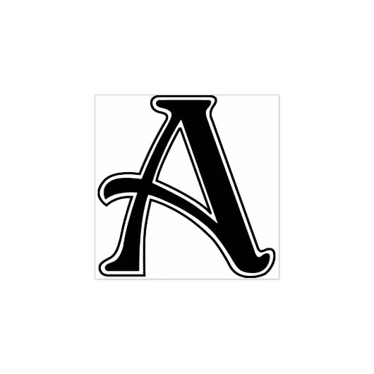 Tampons Encreurs Nouveau Lettre A Monogramme (Impression)