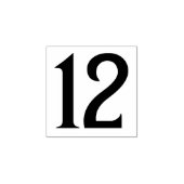 Tampons Encreurs Numéro 12 Timbre en caoutchouc (Impression)