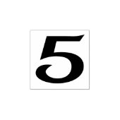 Tampons Encreurs Numéro 5 Timbre en caoutchouc (Impression)