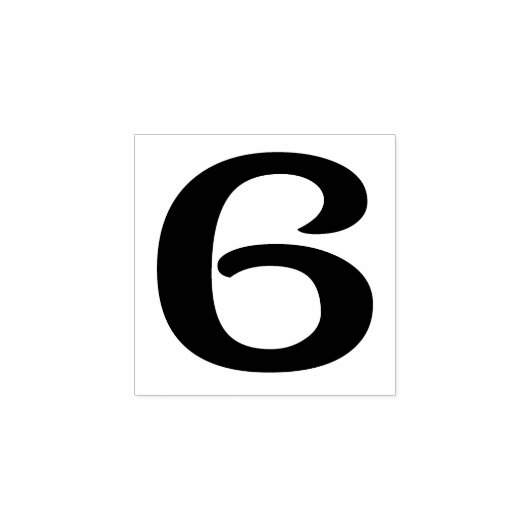 Tampons Encreurs Numéro 6 Timbre en caoutchouc (Impression)