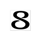 Tampons Encreurs Numéro 8 Timbre en caoutchouc (Impression)