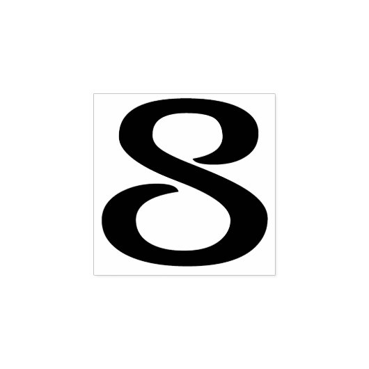 Tampons Encreurs Numéro 8 Timbre en caoutchouc (Impression)