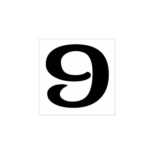 Tampons Encreurs Numéro 9 Timbre en caoutchouc (Impression)