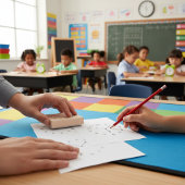 Tampons Encreurs Numéro Horloge Face Caoutchouc