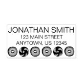 Tampons Encreurs NYC Deli Bagel Petit déjeuner Alimentation Adresse (Impression)