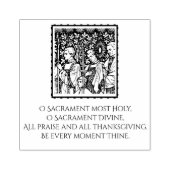 Tampons Encreurs O Sacrement Monstrance très sainte avec prêtres (Impression)