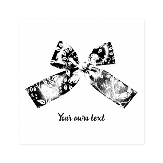 Tampons Encreurs Occasions Timbre en caoutchouc Satin Bow (Impression)