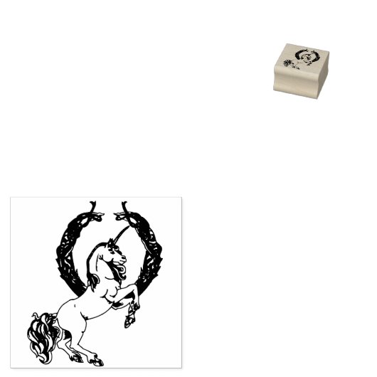 Tampons Encreurs Oddities Unicorne Timbre en caoutchouc (Tamponné)