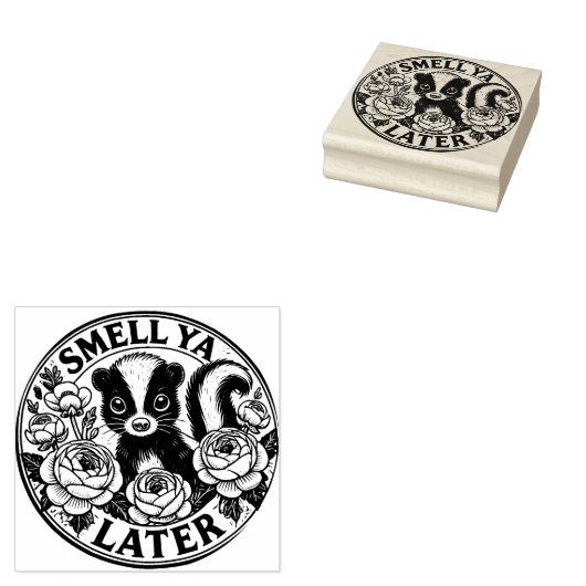 Tampons Encreurs Odeur Ya Plus Tard Skunk (Tamponné)