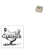 Tampons Encreurs Oeuf de prénom rustique personnalisé (Tamponné)