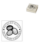 Tampons Encreurs Oeufs De betterave rouge cuits à l'étouffée, canal (Tamponné)