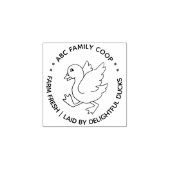 Tampons Encreurs Oeufs de canard frais de ferme mignons (Impression)