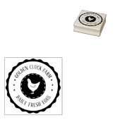 Tampons Encreurs Oeufs de ferme rustiques Poulet d'affaires (Tamponné)