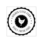 Tampons Encreurs Oeufs de ferme rustiques Poulet d'affaires (Impression)
