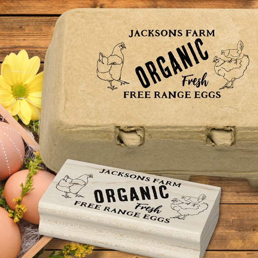 Tampons Encreurs OEufs de poulet bio