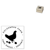 Tampons Encreurs OEufs De Poulet De Poisson Personnalisés Simples O (Tamponné)