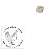 Tampons Encreurs Oeufs de poulet Personnalisé Simple Main Sketch Fa (Tamponné)