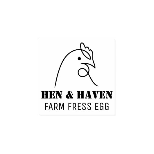 Tampons Encreurs OEufs de poulet personnalisés (Impression)