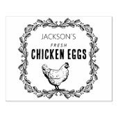 Tampons Encreurs Oeufs De Poulet Sur Mesure, Petite Entreprise (Impression)