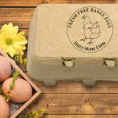 Tampons Encreurs oeufs de poulets personnalisés, à la main simple