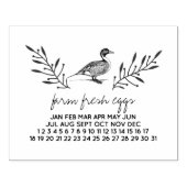 Tampons Encreurs OEufs frais de ferme OEuf de canard Timbre de cart (Impression)