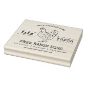 Tampons Encreurs OEufs Frais De Ferme Poulet Hen Custom (Tampon)
