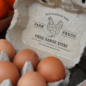 Tampons Encreurs OEufs Frais De Ferme Poulet Hen Custom