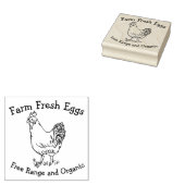 Tampons Encreurs Oeufs frais de la ferme Poule pondeuse biologique (Tamponné)
