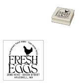 TAMPONS ENCREURS OEUFS FRAIS FAITS À L'HOMEGROWN - POINS DE PLAGE G (Tamponné)