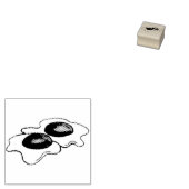 Tampons Encreurs Oeufs frits Sunny Side Sunnyside Up Petit déjeuner (Tamponné)