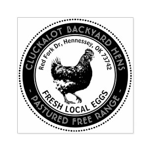 Tampons Encreurs Oeufs Locaux Vintage Hen Large Frontière Poulet Fe