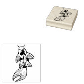 Tampons Encreurs Oeuvre de Koi Pond Fish (Tamponné)