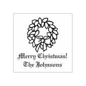 Tampons Encreurs OEuvre en bois sur mesure Courbe de Noël (Impression)