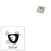 Tampons Encreurs "Oh Cluck!" Chicken Egg Stamp (Tamponné)