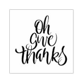 Tampons Encreurs Oh Give Thanks Brush Calligraphy (Impression)
