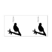 Tampons Encreurs oiseau bleu chant nature animal (Impression)