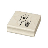 Tampons Encreurs Oiseau sur un Timbre d'art en bois d'oiseaux (Tampon)