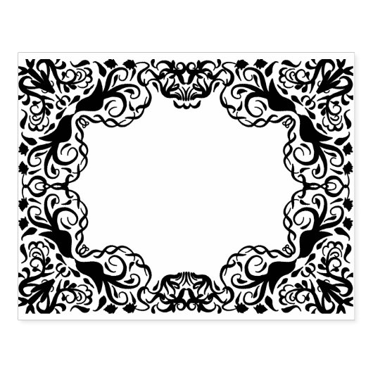 Tampons Encreurs Oiseaux de cadre romantiques (Impression)