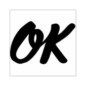 Tampons Encreurs OK Stand d'art rétro en caoutchouc (Impression)