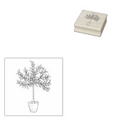 Tampons Encreurs Olive tree rubber stamp (Tamponné)