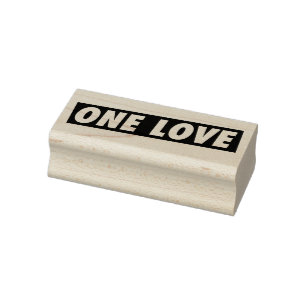 Tampons Encreurs One Love - reggae racine Jah Rastafari Stamp