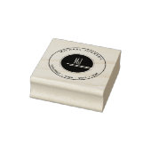 Tampons Encreurs Or Noir Batteur Monogramme (Tampon)