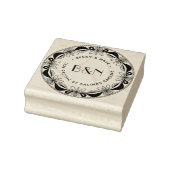 Tampons Encreurs Orchid & Bows Wooden Return Address Stamp (Tampon)