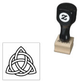 Tampons Encreurs Original Celte Triquetra noeud icône noire Rubber  (Tamponné)