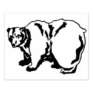 Tampons Encreurs Ours grizzli d'Ursus arctos
