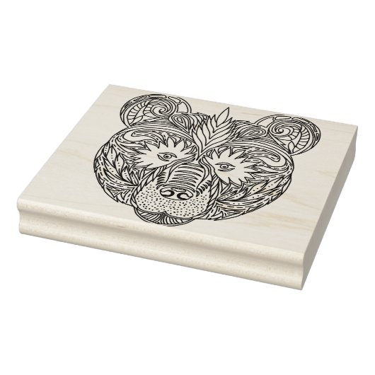 Tampons Encreurs Ours inspiré (Tampon)