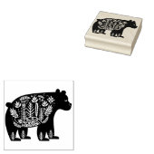 Tampons Encreurs Ours lunaire décoratif (Tamponné)